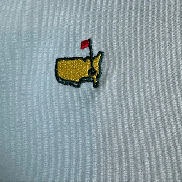 Masters Magnolia Lane Ladies Aqua Polo with Ocean Blue Piping Size Medium - Picture 5 of 10